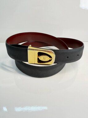 Pierre Cardin Leather Belt – Size 36 | Made in USA | Italian Buckle